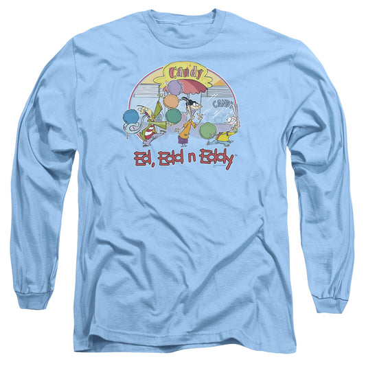 Ed Edd Eddy Jawbreakers Mens Long Sleeve Shirt Carolina Blue