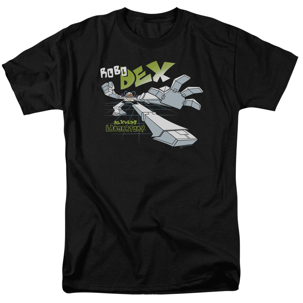 Dexter'S Laboratory Robo Dex Mens T Shirt Black