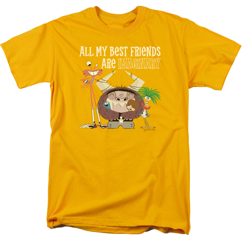 Fosters Imaginary Friends Mens T Shirt Gold
