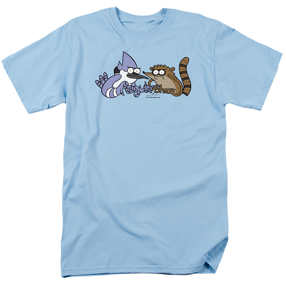 The Regular Show Tattoo Art Mens T Shirt Light Blue