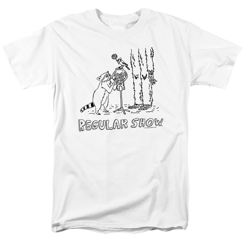 The Regular Show Tattoo Art Mens T Shirt White