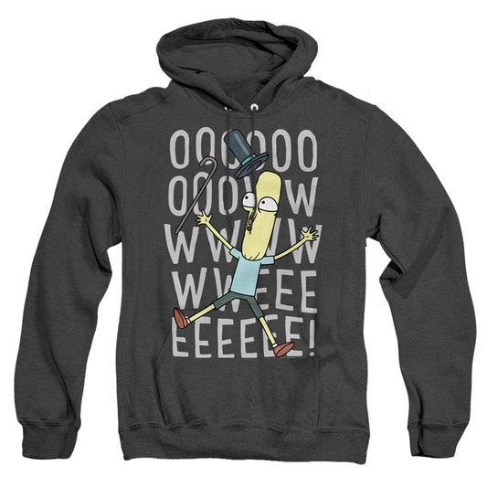 Rick And Morty Oowweeeee Heather Mens Hoodie Black Officially Licensed