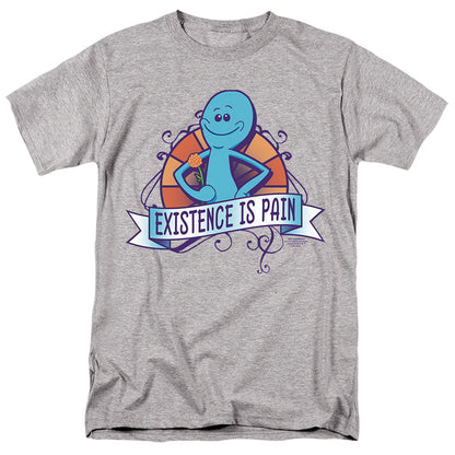 Rick And Morty Existence Is Pain Mens T Shirt Athletic Heather