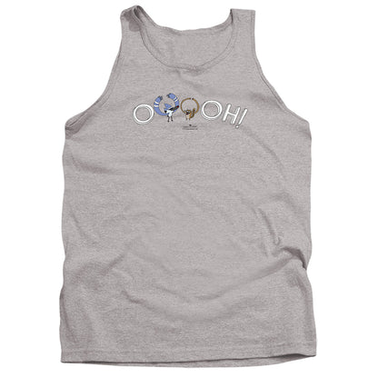 The Regular Show Ooooh Mens Tank Top Shirt Athletic Heather