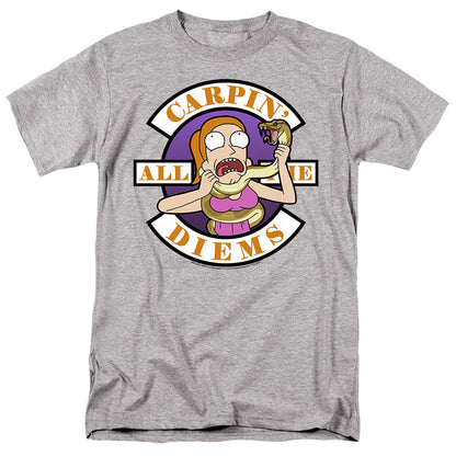 Rick And Morty Carp En All Them Diems Mens T Shirt Athletic Heather