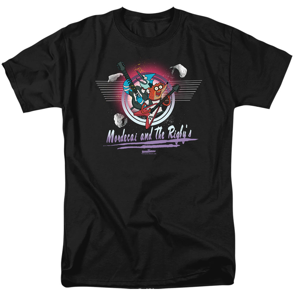 The Regular Show Mordecai & The Rigbys Mens T Shirt Black Officially Licensed