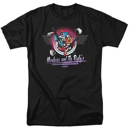 The Regular Show Mordecai & The Rigbys Mens T Shirt Black Officially Licensed