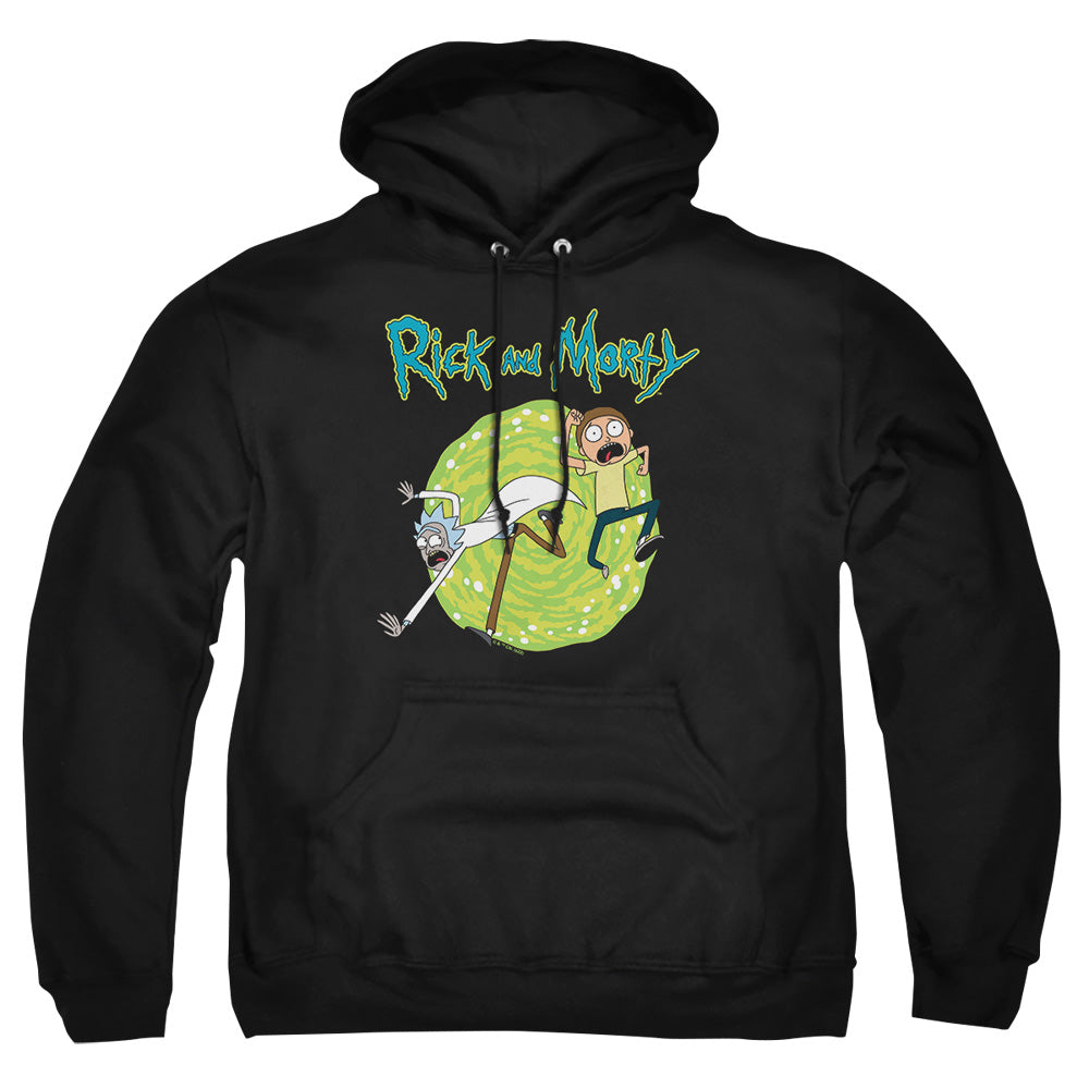 Rick And Morty Portal Mens Hoodie Black