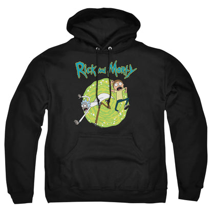 Rick And Morty Portal Mens Hoodie Black