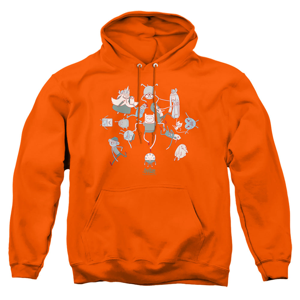 Adventure Time Glob Ball Mens Hoodie Orange Officially Licensed