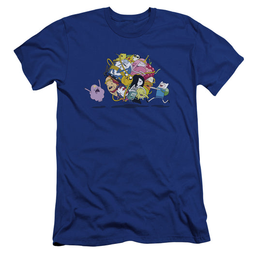 Adventure Time Glob Ball Hbo Premium Bella Canvas Slim Fit Mens T Shirt Royal Blue