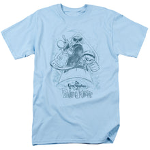 Load image into Gallery viewer, Grim Adventures Of Billy &amp; Mandy Sketched Mens T Shirt Light Blue