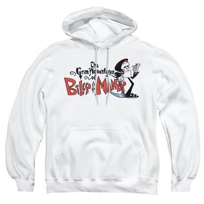 Billy & Mandy Logo Mens Hoodie White Officially Licensed