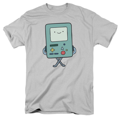 Adventure Time Bmo Mens T Shirt Silver