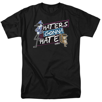 Regular Show Haters Gonna Hate Mens T Shirt Black