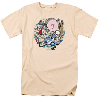 Regular Show Strange Circle Mens T Shirt Cream Officially Licensed