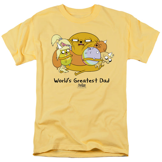 Adventure Time Worlds Greatest Dad Mens T Shirt Banana