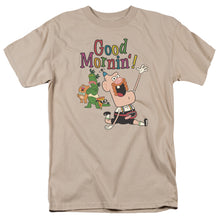 Load image into Gallery viewer, Uncle Grandpa Good Mornin Mens T Shirt Sand