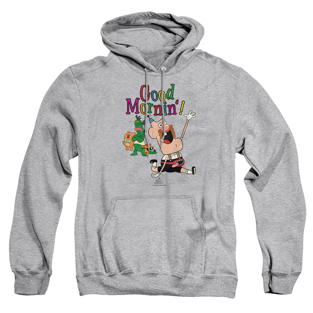 Uncle Grandpa Good Mornin Mens Hoodie Athletic Heather Officially Licensed
