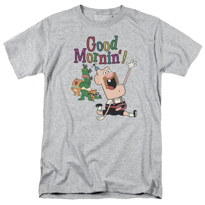 Uncle Grandpa Good Mornin Mens T Shirt Athletic Heather Officially Licensed