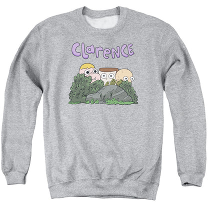 Clarence Gang Mens Crewneck Sweatshirt Athletic Heather Officially Licensed