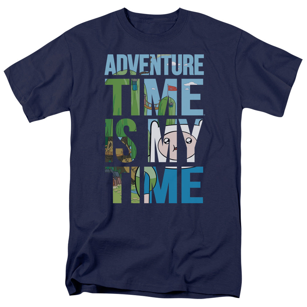 Adventure Time My Time Mens T Shirt Navy