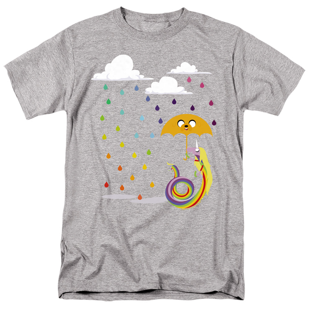 Adventure Time Lady In The Rain Mens T Shirt Athletic Heather
