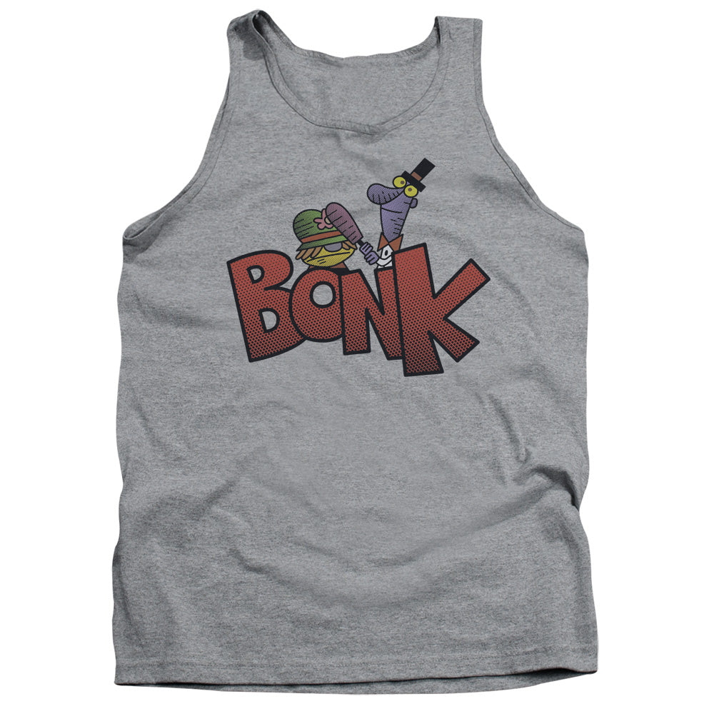 Dexters Laboratory Bonk Mens Tank Top Shirt Athletic Heather