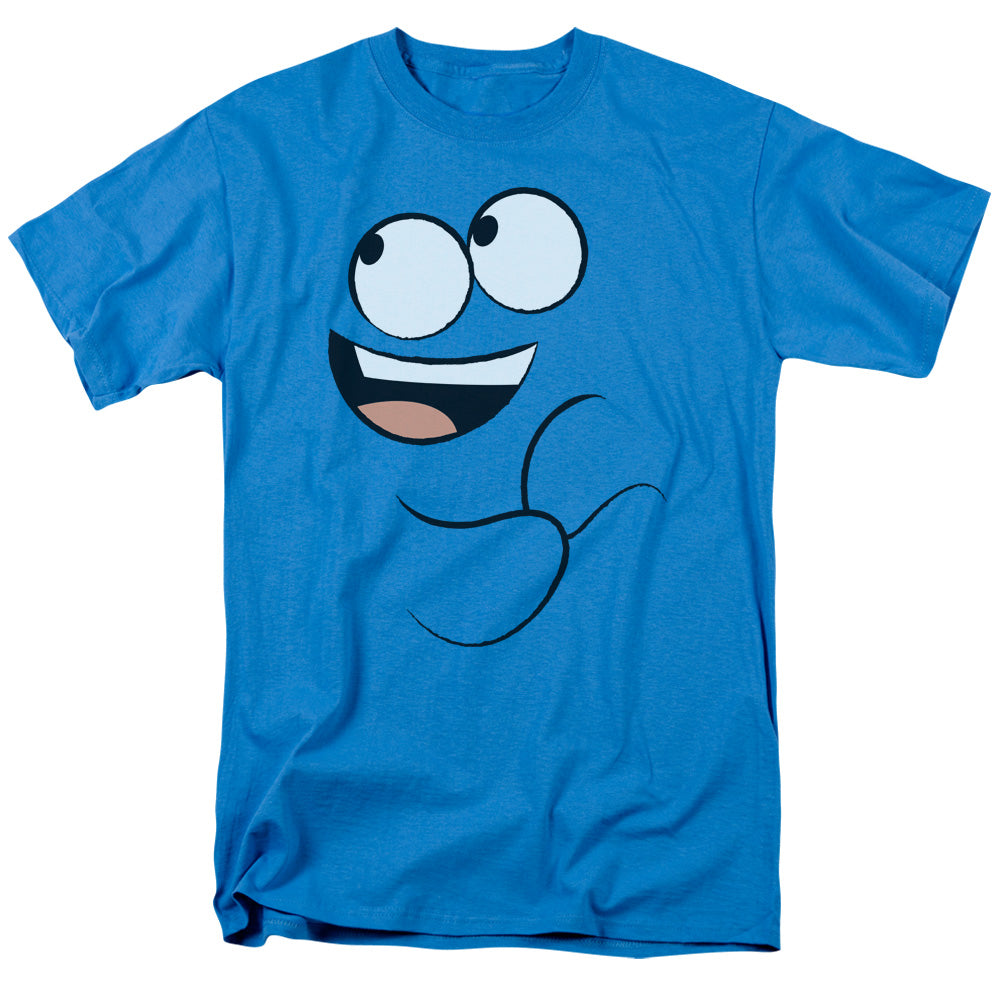 Fosters Home Of Imaginary Friends Blue Smile Mens T Shirt Turquoise