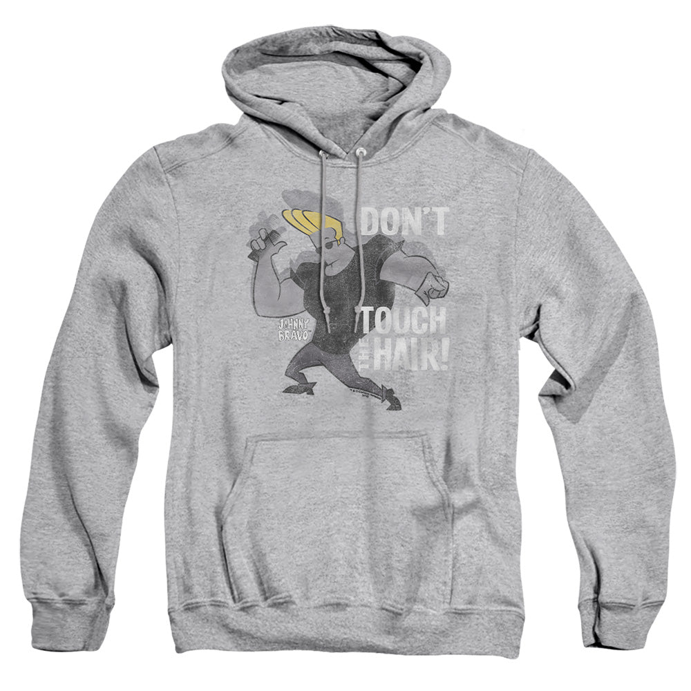 Johnny Bravo Hair Mens Hoodie Athletic Heather Officially Licensed