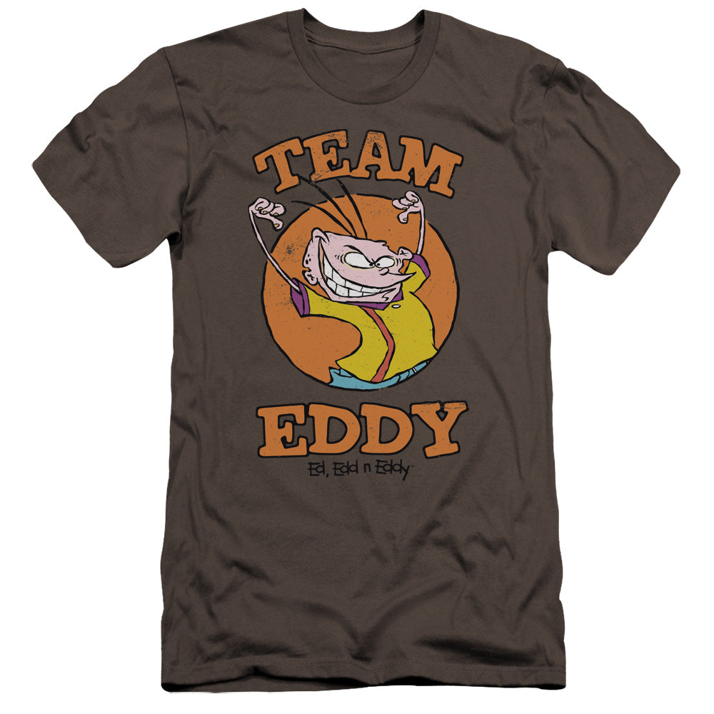 Ed Edd N Eddy Team Eddy Premium Bella Canvas Slim Fit Mens T Shirt Charcoal