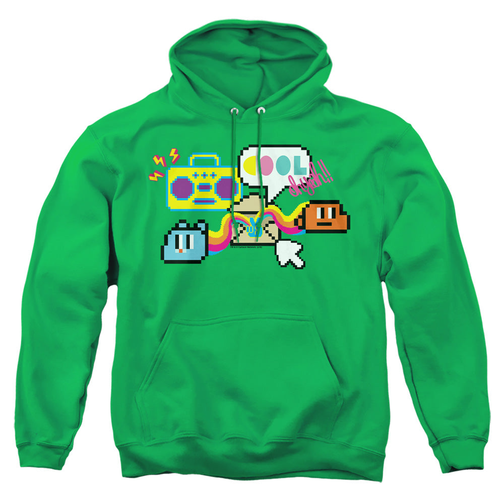 Amazing World Of Gumball Cool Oh Yeah Mens Hoodie Kelly Green Officially Licensed