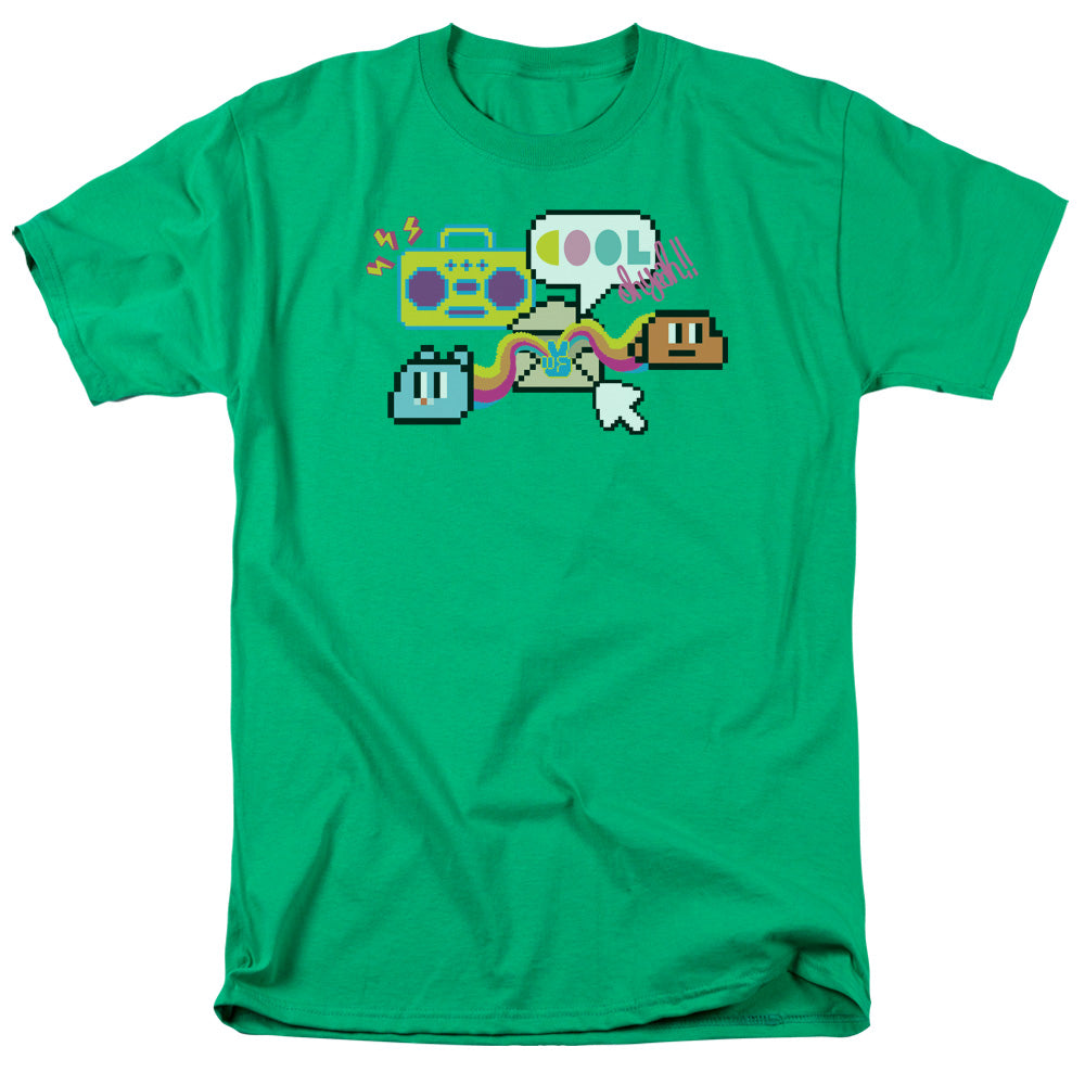 Amazing World Of Gumball Cool Oh Yeah Mens T Shirt Kelly Green