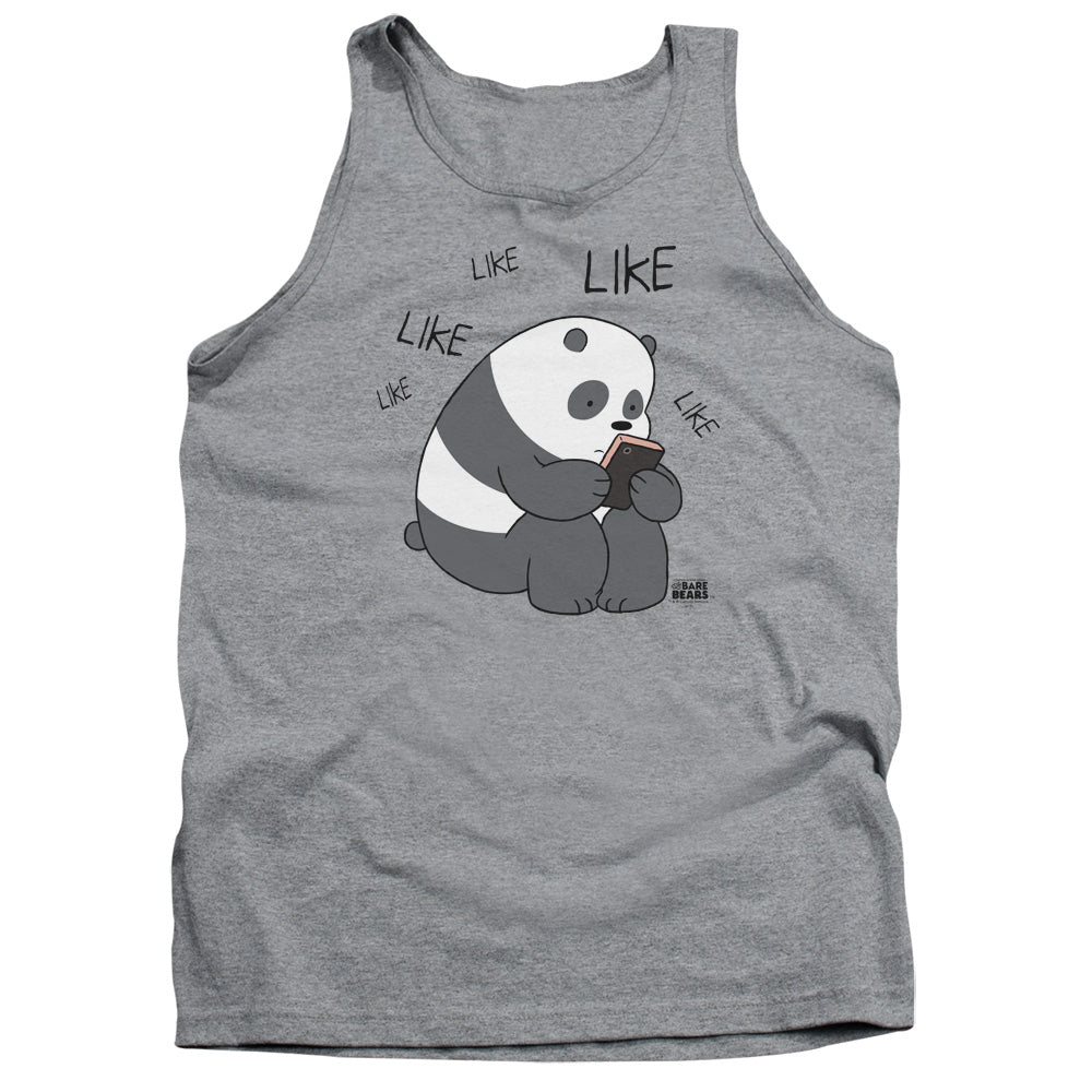 We Bare Bears Like Like Like Mens Tank Top Shirt Athletic Heather