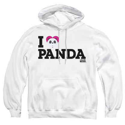 We Bare Bears Heart Panda Mens Hoodie White Officially Licensed