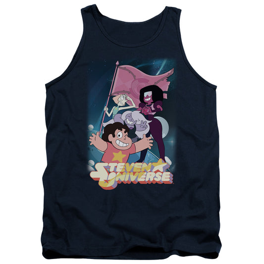 Steven Universe Crystal Gem Flag Mens Tank Top Shirt Navy