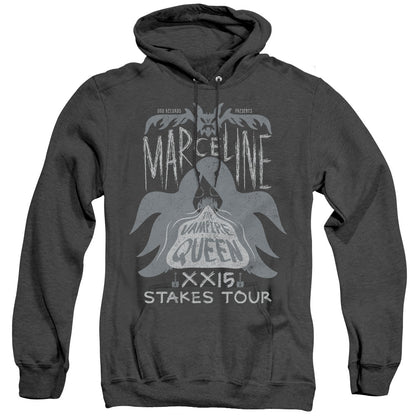 Adventure Time Marceline Concert Heather Mens Hoodie Black Officially Licensed