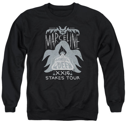 Adventure Time Marceline Concert Mens Crewneck Sweatshirt Black Officially Licensed