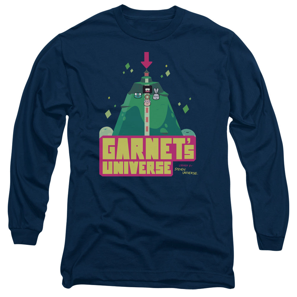 Steven Universe Garnets Universe Mens Long Sleeve Shirt Navy Officially Licensed