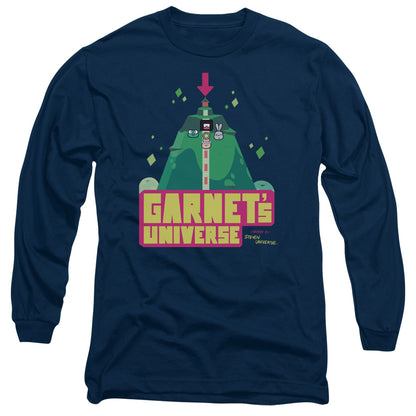 Steven Universe Garnets Universe Mens Long Sleeve Shirt Navy Officially Licensed