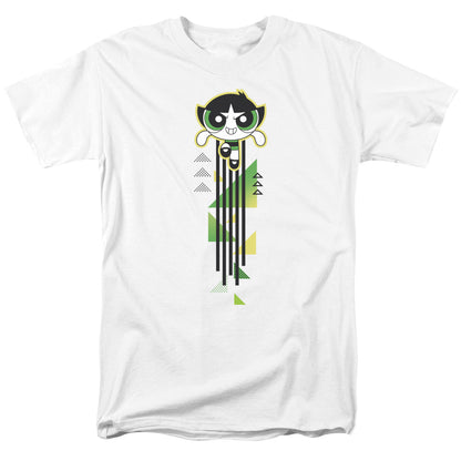 Powerpuff Girls Buttercup Streak Mens T Shirt White