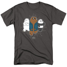 Load image into Gallery viewer, We Bare Bears Jacket Mens T Shirt Charcoal