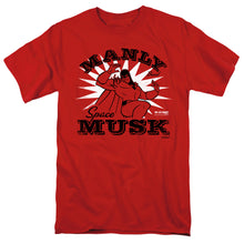 Load image into Gallery viewer, Space Ghost Manly Musk Mens T Shirt Cardinal