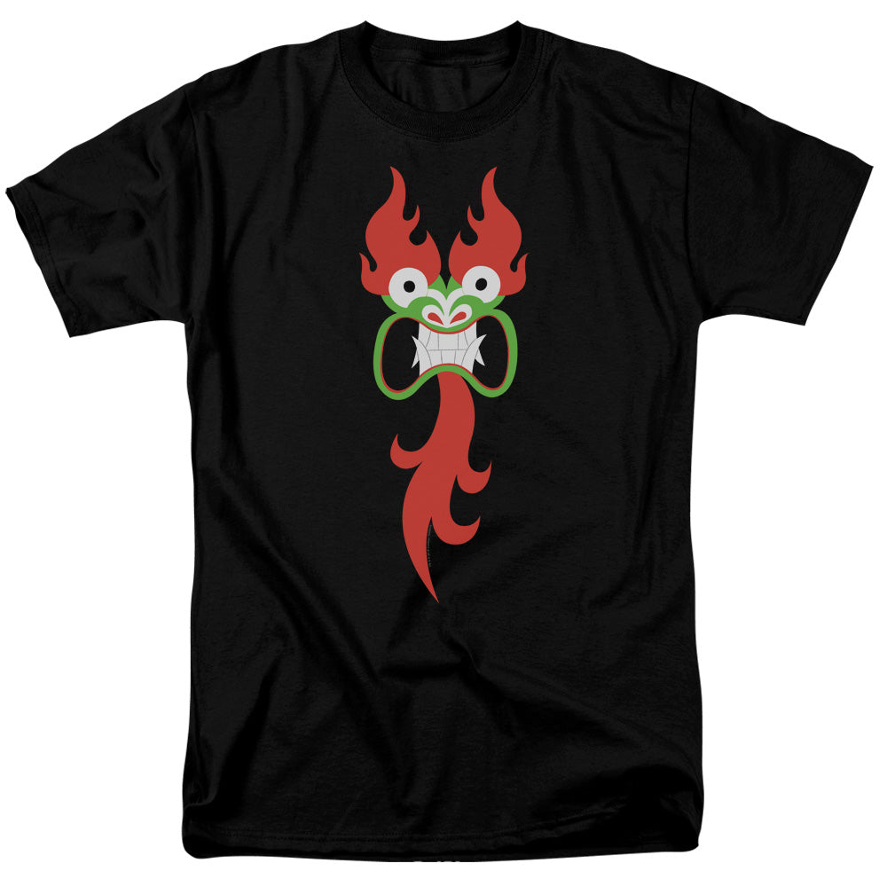 Samurai Jack Aku Face Mens T Shirt Black Officially Licensed