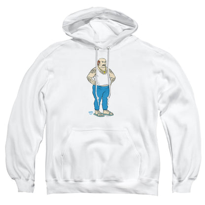 Aqua Teen Hunger Force Carl Mens Hoodie White Officially Licensed