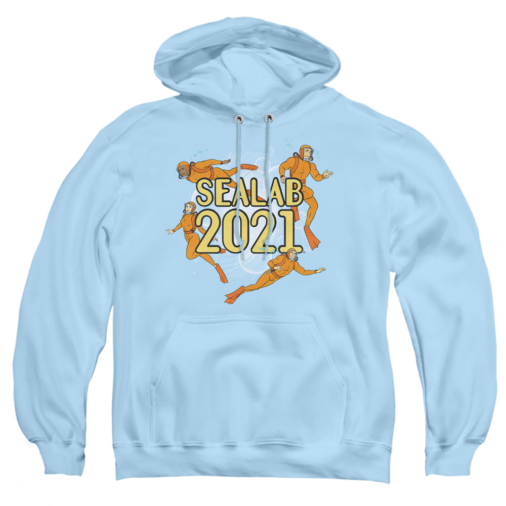 Sealab 2021 Suit Up Mens Hoodie Light Blue