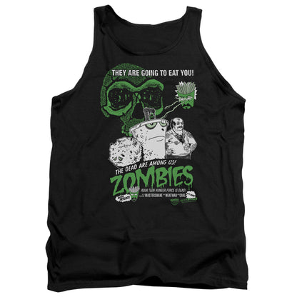 Aqua Teen Hunger Force Zombies Mens Tank Top Shirt Black