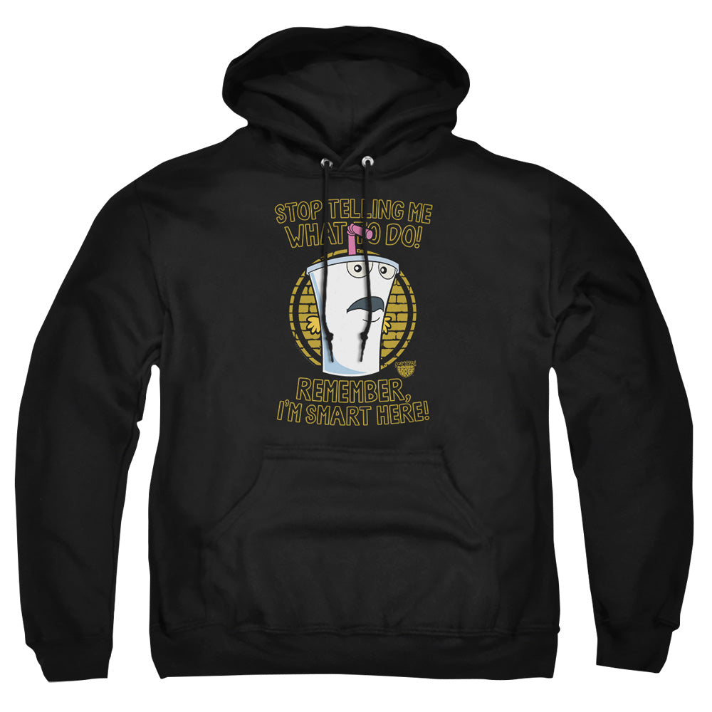 Aqua Teen Hunger Force Stop Mens Hoodie Black Officially Licensed