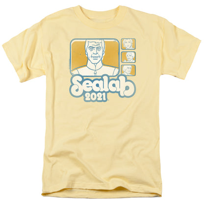 Sealab 2021 Tiles Mens T Shirt Banana