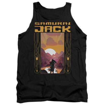 Samurai Jack Sunrise Mens Tank Top Shirt Black